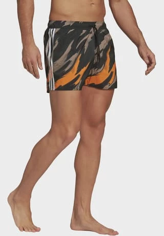 Adidas Badeshorts, Wasserabweisend, Schnelltrocknend, Für Herren BLACK – Bild 5