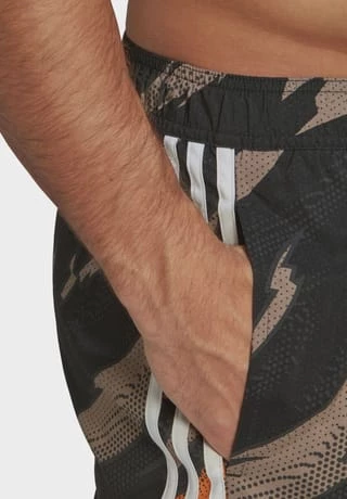 Adidas Badeshorts, Wasserabweisend, Schnelltrocknend, Für Herren BLACK – Bild 9