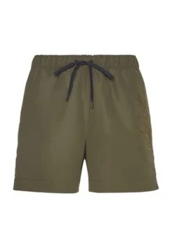 TOMMY HILFIGER Badeshorts, Tunnelzug, Logo-Stickerei, Für Herren ARMY GREEN