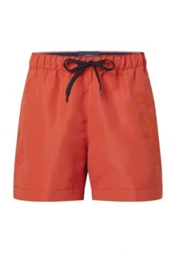 TOMMY HILFIGER Badeshort, Mittellang, Signatur-Logo, Für Herren RUSTIC CLAY