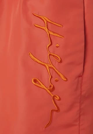 TOMMY HILFIGER Badeshort, Mittellang, Signatur-Logo, Für Herren RUSTIC CLAY – Bild 5