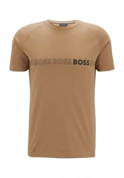 BOSS T-Shirt, Raglanärmel, Slim Fit, Für Herren BRAUN