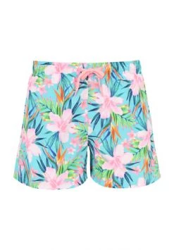 MANGUUN Badeshorts, Tunnelzug, Exotisch, Für Herren MALE AOP