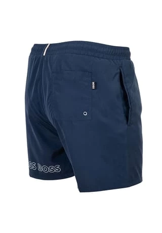 BOSS Schwimmshort, Logo-Print, Innenfutter, Für Herren 413 BLAU – Bild 4