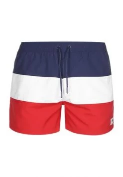 FILA Badeshorts Stendal Blocked Blau/ Weiß/ Rot