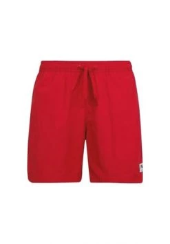 FILA Herren Badeshorts - STADE, Woven Boxer, Badehose, Logo, Uni Rot