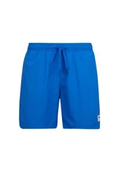 FILA Herren Badeshorts - STADE, Woven Boxer, Badehose, Logo, Uni Blau
