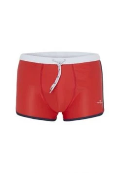 TOM TAILOR Badeshorts TIM Red-poppy Red/ White
