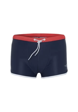 TOM TAILOR Badeshorts TIM Navy-dress Blues/ Red