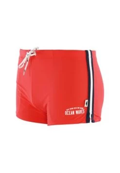 TOM TAILOR Badeshorts Torian Poppy Red
