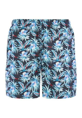 HAPPY SHORTS Badeshorts Motive Hawaii Flowers – Bild 2