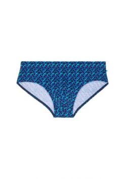 HOM Badehose Waves Mini Blue Print
