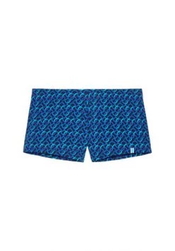 HOM Badeshorts Waves Blue Print