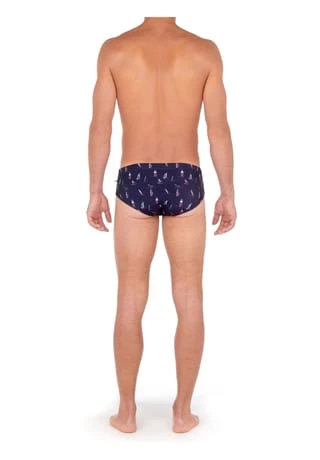 HOM Badehose Windsurf Mini Navy Print – Bild 3