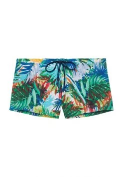 HOM Badepants "Palms", Tunnelzug, Exotik-Print, Für Herren GREEN PRINT