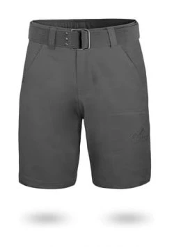 Normani® Chino Shorts „Gobi“ Mit Gürtel „Taklamakan“ Anthrazit