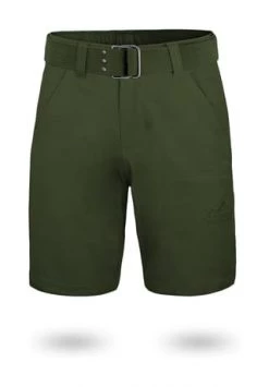 Normani® Chino Shorts „Gobi“ Mit Gürtel „Taklamakan“ Oliv