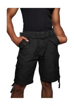 Normani® Sommer-Shorts „Sonora“ Mit Gürtel „Wadi“ Schwarz