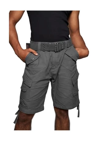 Normani® Sommer-Shorts „Sonora“ Mit Gürtel „Wadi“ Anthrazit