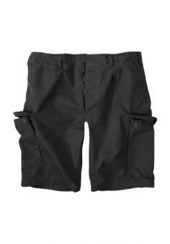 Normani® Herren Bermuda Moleskinshorts Dallol Schwarz