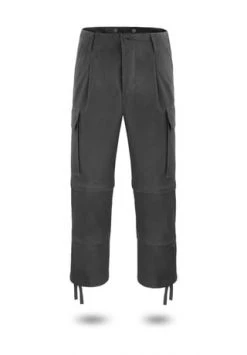 Normani® Herren 3-in-1 Zip-Off Moleskinhose Daytona Grau