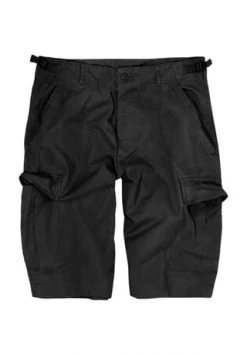 Normani® Herren US Bermuda Ripstop Shorts Azizia Schwarz