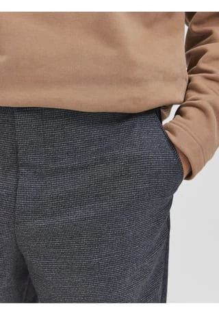 SELECTED Freizeithose, Tapered-Fit, Bundfalte, Für Herren 180591001 DARK GR – Bild 3