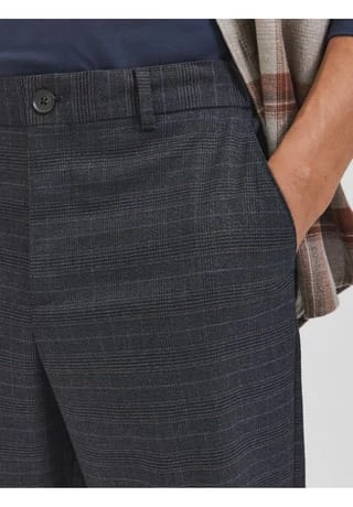 SELECTED Freizeithose, Tapered-Fit, Bundfalte, Für Herren 187760004 DARK SA – Bild 3