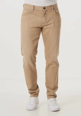 ALBERTO Jeans, Tapered Fit, Für Herren Beige – Bild 2