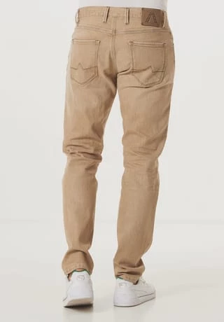 ALBERTO Jeans, Tapered Fit, Für Herren Beige – Bild 4