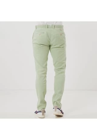 ALBERTO Chino "Rob-J", Straight, Für Herren 605 LIGHT GREEN – Bild 4