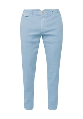 ALBERTO Chino "Rob-J", Straight, Für Herren 805 LIGHT BLUE