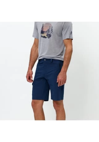 VAUDE Bermudas Ipagro Imprägnierung,Knopfleiste,Reißverschluss,Taschen Herren Dark Sea – Bild 6