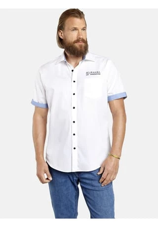 JAN VANDERSTORM Doppelpack Hemd EVIN Blau – Bild 3