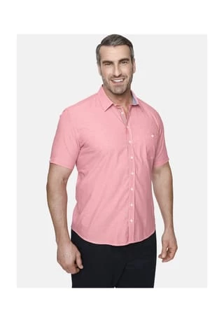 Charles Colby Kurzarmhemd YVEN Orange – Bild 2