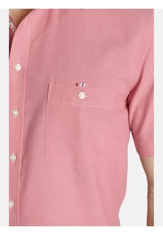 Charles Colby Kurzarmhemd YVEN Orange – Bild 4