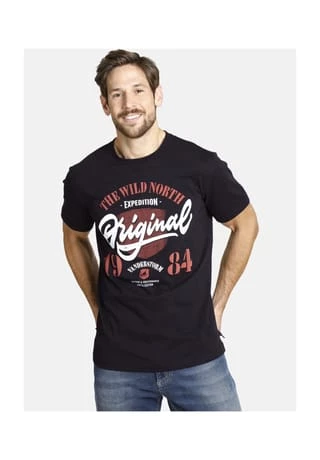 JAN VANDERSTORM T-Shirt DORMOD Schwarz – Bild 2