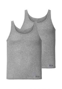 JAN VANDERSTORM 2er Pack Unterhemd SOINI Grau